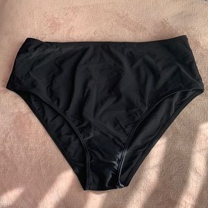 High waisted swim bottoms